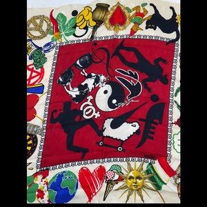 Moschino Authentic Silk Scarf